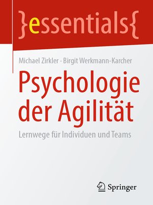 cover image of Psychologie der Agilität